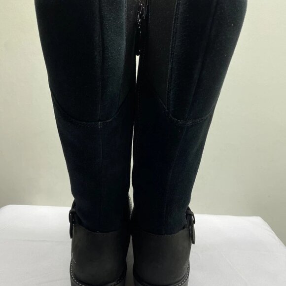 NEW EDDIE BAUER Women’s Magnolia Side-Zip Buckle Ankle Boots – Black Size US 8M - Picture 4 of 9